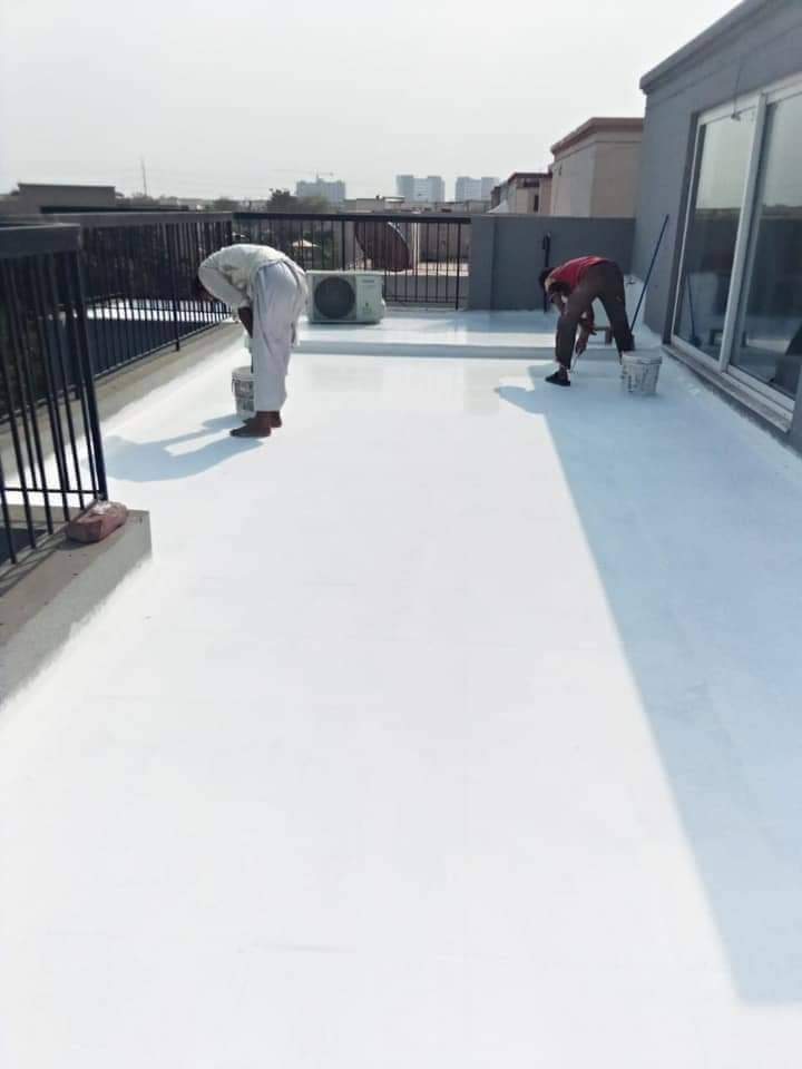 White Reflective Cool Roof Waterproofing & Roofing Services Framework