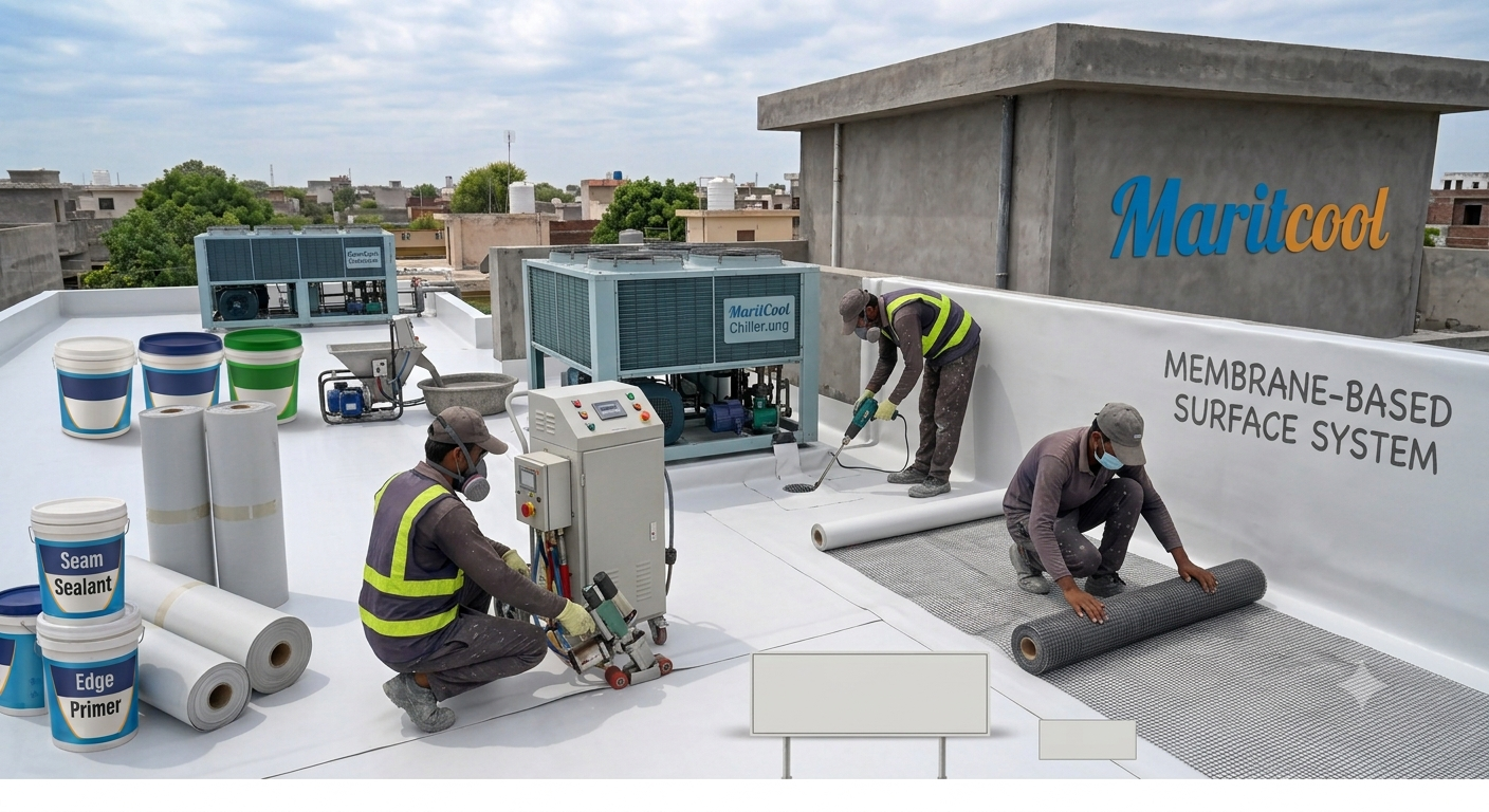 Industrial Grade Membrane Waterproofing & Roofing Services Protection